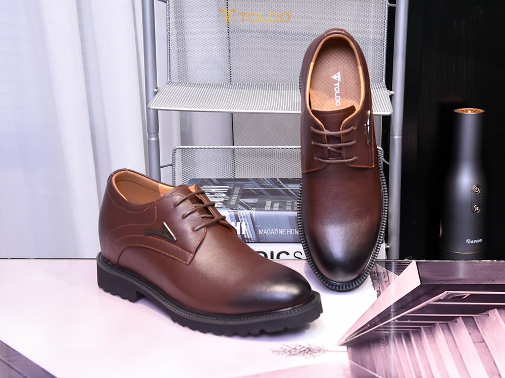 Giày nam cao 10cm da mềm nhẹ 2